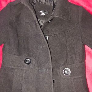 Girls Mid Length Pea Coat